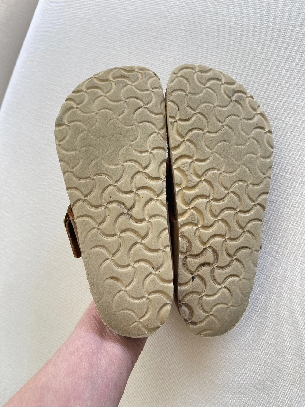 Gizeh Brown Leather Big Buckle Sandal Birkenstock Size 36/5.5